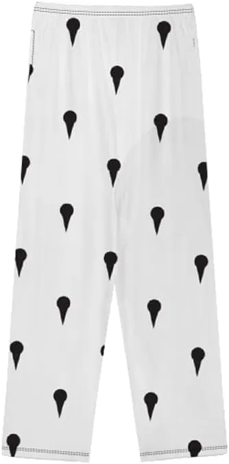 Long Sleeved Top and Pants Set Soft Nightwear Lounge Wear for Men and Women