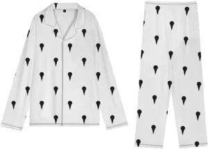 Long Sleeved Top and Pants Set Soft Nightwear Lounge Wear for Men and Women