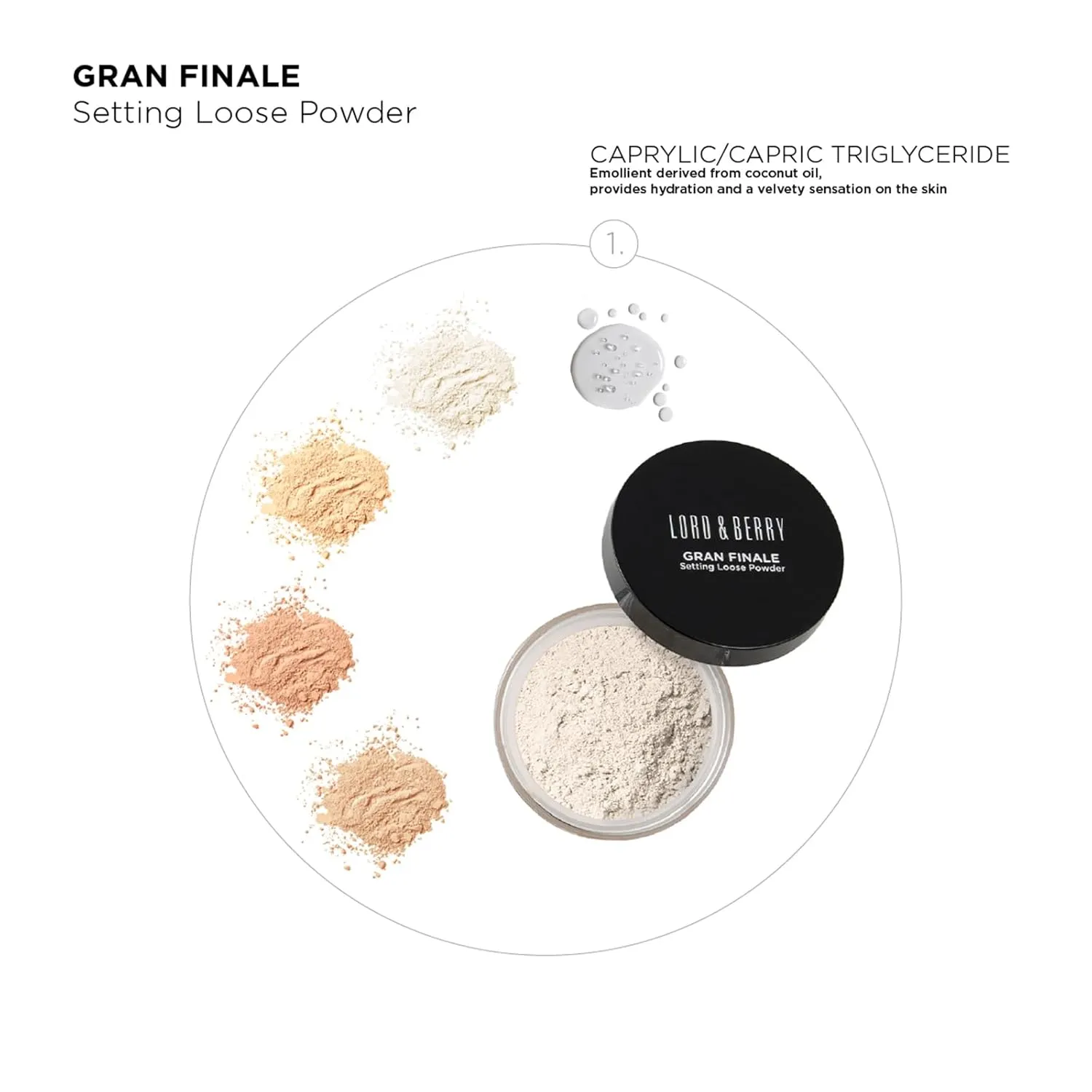 Lord & Berry LOOSE POWDER Finishing Touch Makeup Powder with Silky Matte Finish