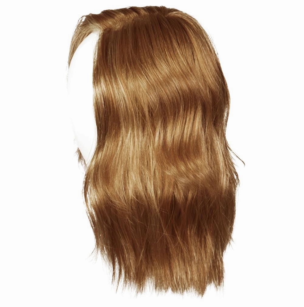 Love Wave Layered Shoulder-Length Wig With Soft Barrel Curled Waves by Hairuwear, Average Cap, GL11-25SS Honey Pecan