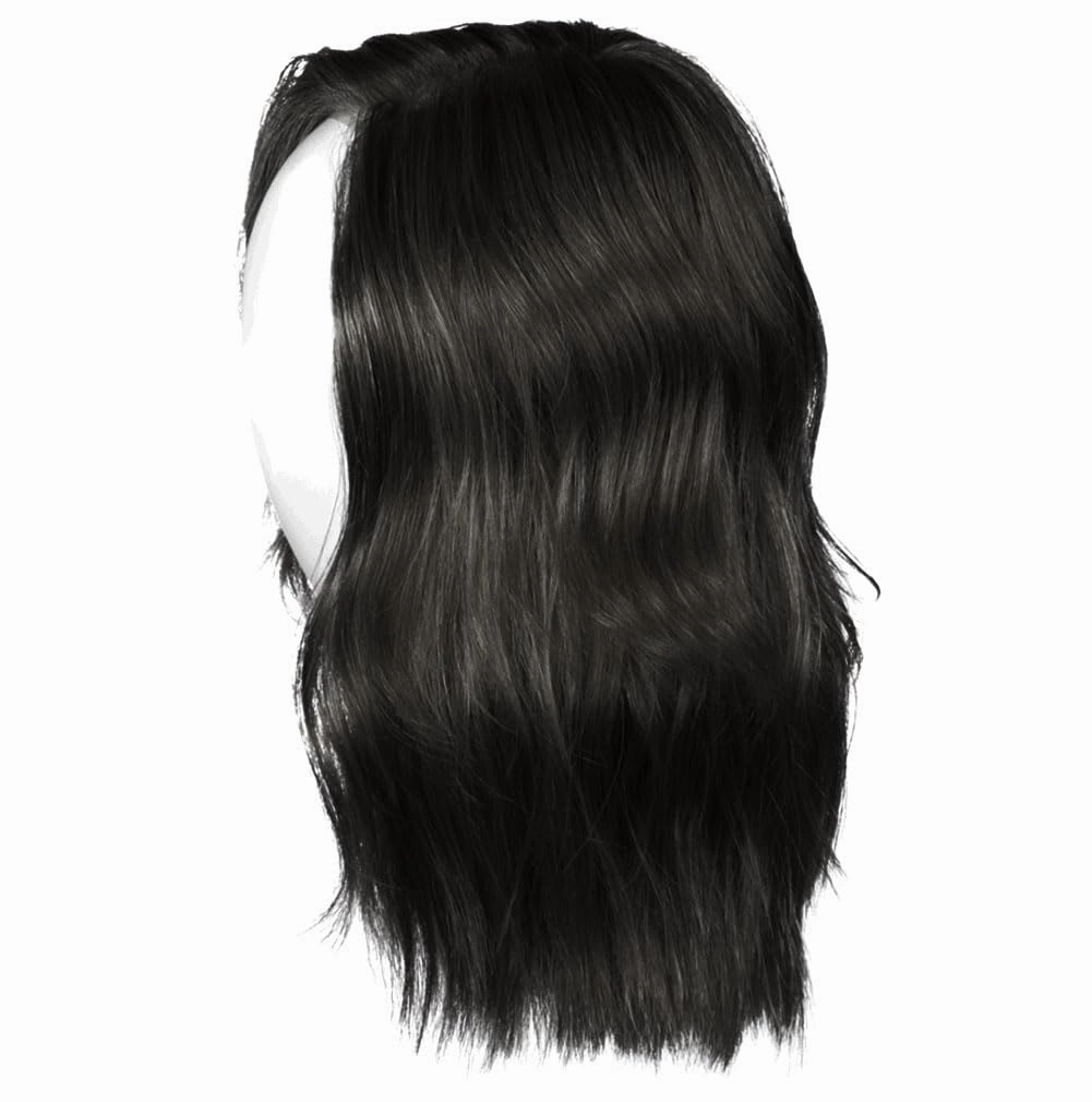 Love Wave Layered Shoulder-Length Wig With Soft Barrel Curled Waves by Hairuwear, Average Cap, GL1-2 Double Espresso