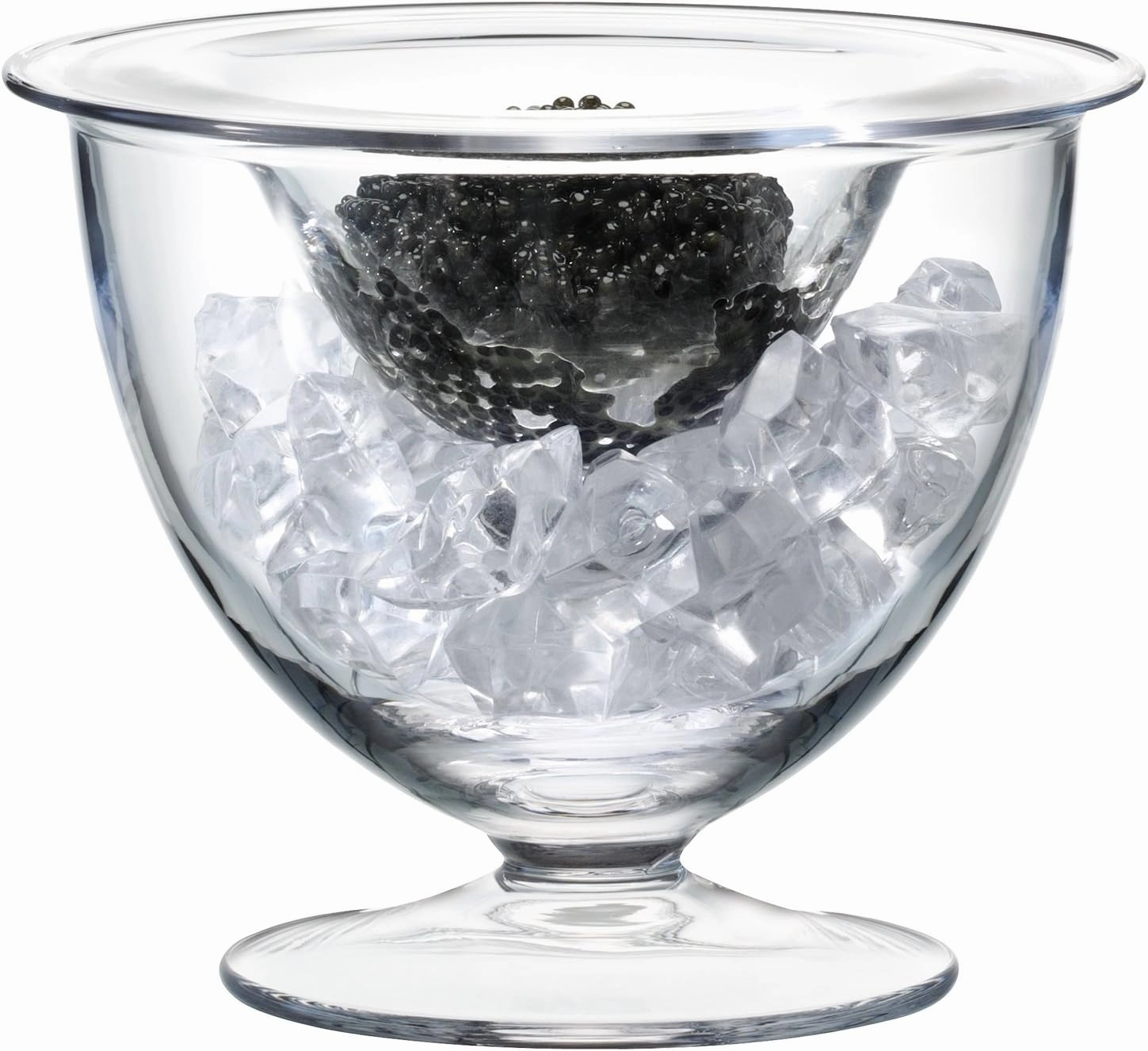 LSA SZ18 Serve Caviar Set Ø5.5in/H5in Clear