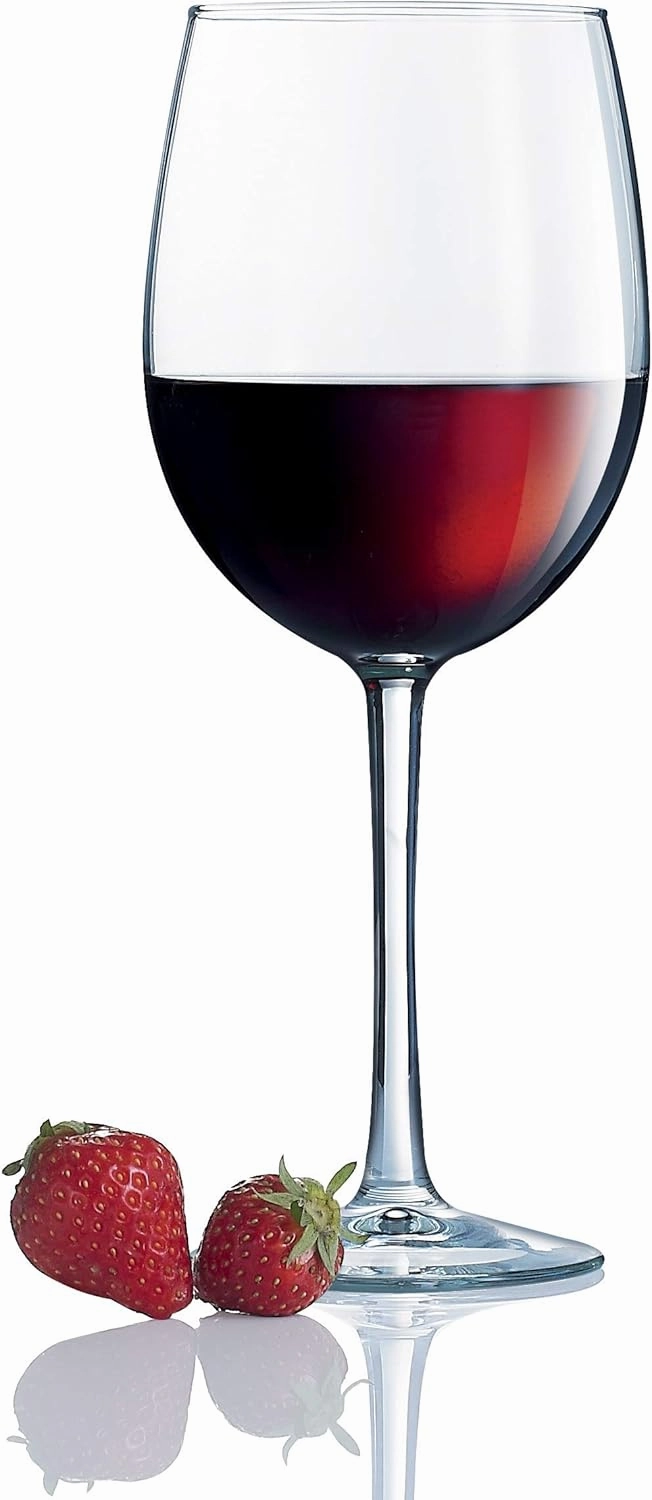 Luminarc Cachet 19 Ounce White Wine Glass 4-Piece Set, 19-Ounce, Clear