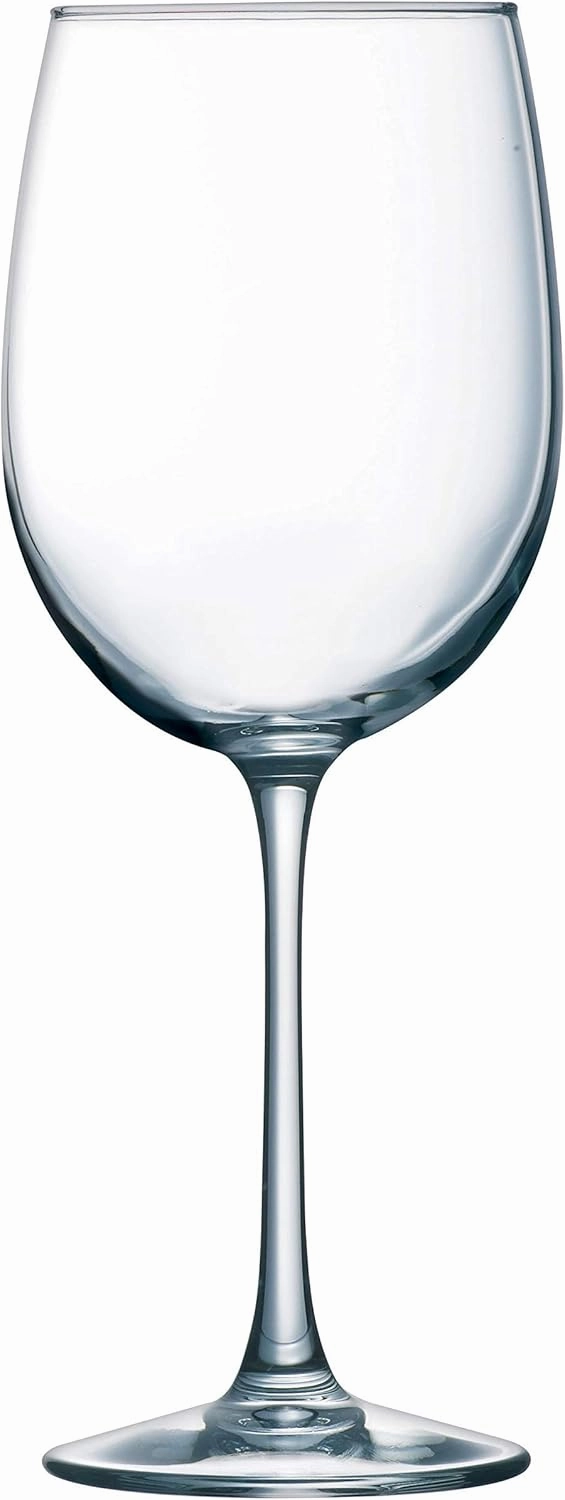 Luminarc Cachet 19 Ounce White Wine Glass 4-Piece Set, 19-Ounce, Clear