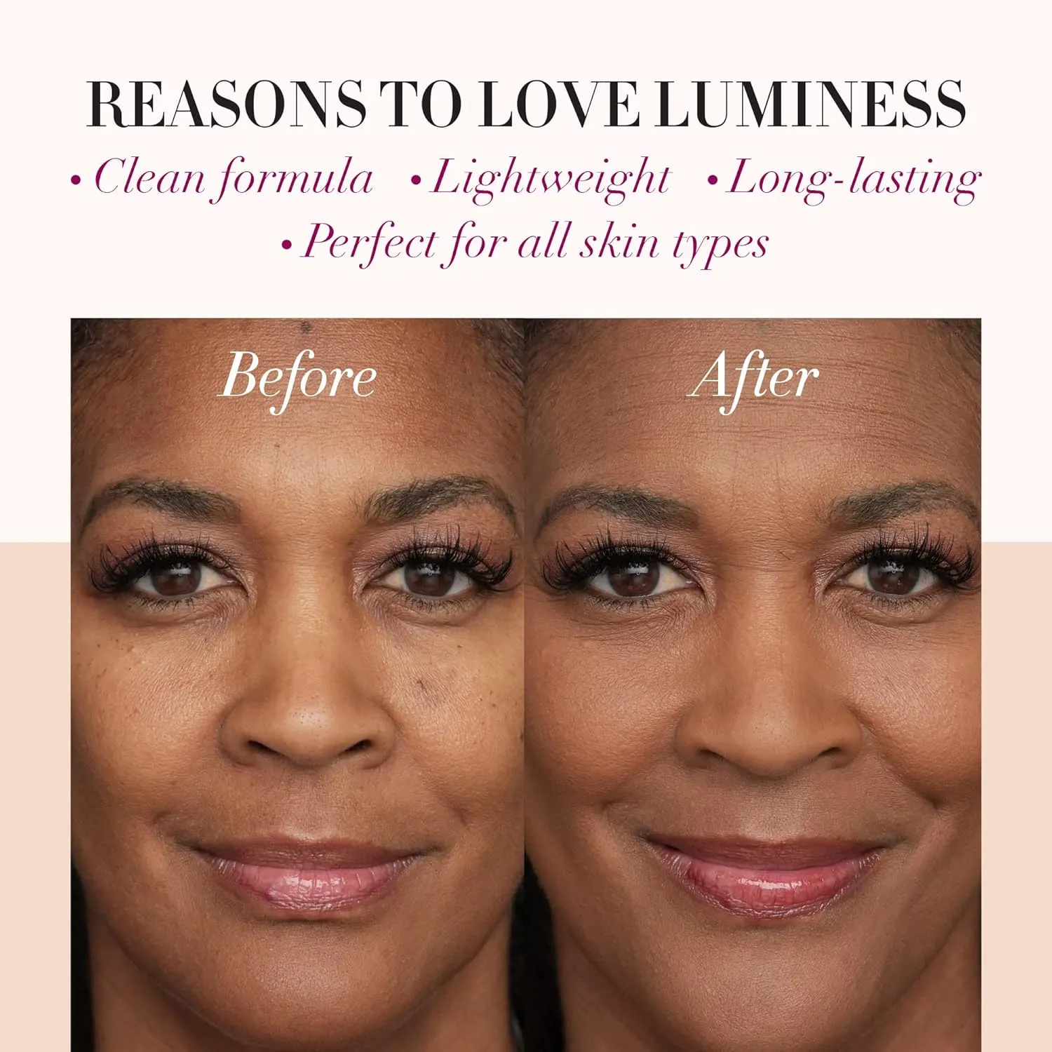 LUMINESS Silk Airbrush Spray Foundation - Full Coverage Foundation - Formula Hydrates & Moisturizes with Hyaluronic Acid, Aloe Vera & Hydrolyzed Silk (Shade - Deep Rich)
