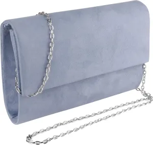 Luxe 3-in-1 Suede Clutch: Convertible Crossbody Bag with Water Resistance