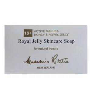 MADELEINE RITCHIE New Zealand 18  Active Manuka Honey & Royal Jelly Skincare Soap 125g / 4.4oz for natural beauty