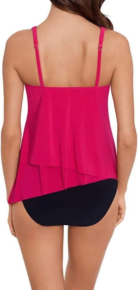 MagicSuit Women's Swimwear Cascade Amira Soft Cup Adjustable Tankini Top