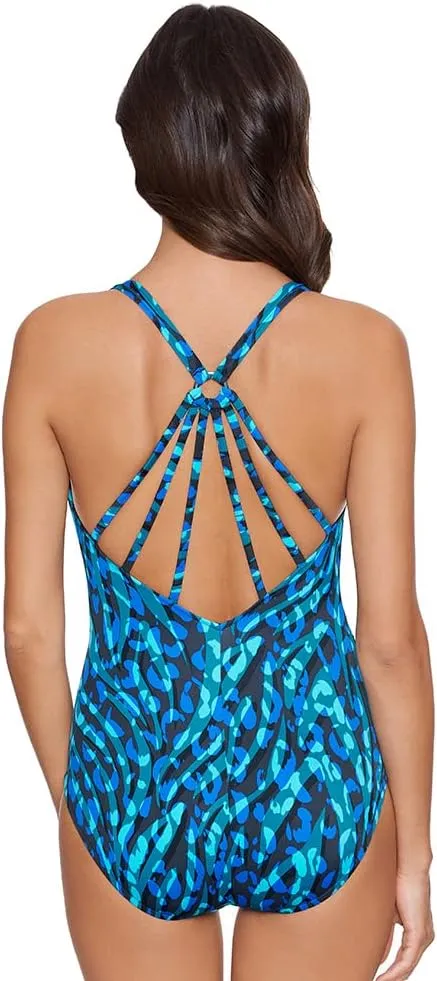 MagicSuit Women's Swimwear Force of Nature Drew Tummy Control Soft Cup One Piece Swimsuit