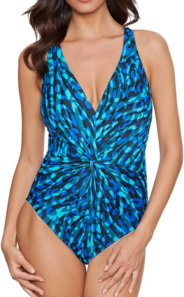 MagicSuit Women's Swimwear Force of Nature Drew Tummy Control Soft Cup One Piece Swimsuit