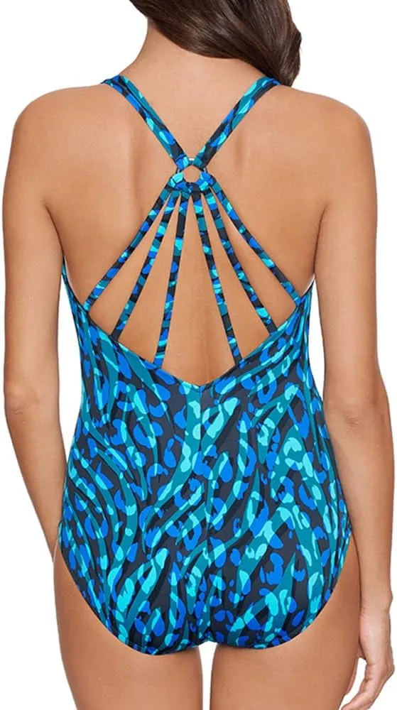 MagicSuit Women's Swimwear Force of Nature Drew Tummy Control Soft Cup One Piece Swimsuit