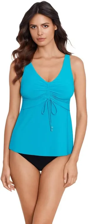 MagicSuit Women's Swimwear Morningstar Solid Arya Soft Cup Adjustable Tankini Top