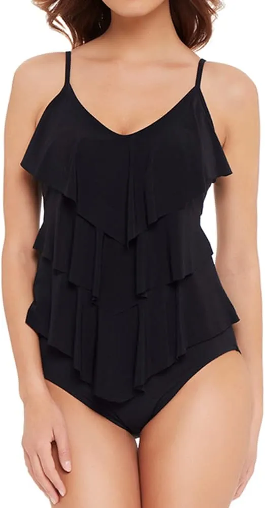 MagicSuit Women's Swimwear Rita Soft Cup Adjustable Strap Tankini Bathing Suit Top Separate