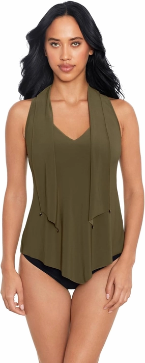 MagicSuit Women's Charmed Life Izzy Soft Cup Tankini Top Separate