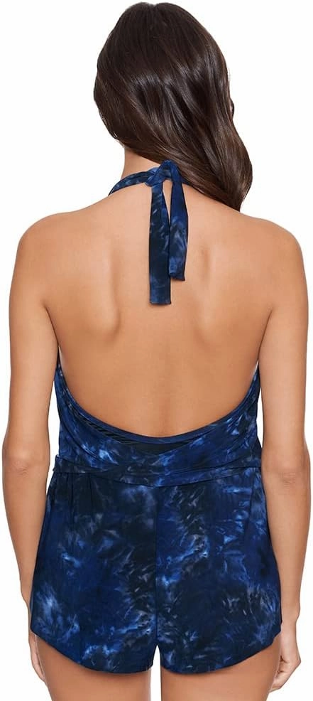 MagicSuit Women's Swimwear Bianca Romper Soft Cup One Piece Swimsuit with Adjustable Halter Tie