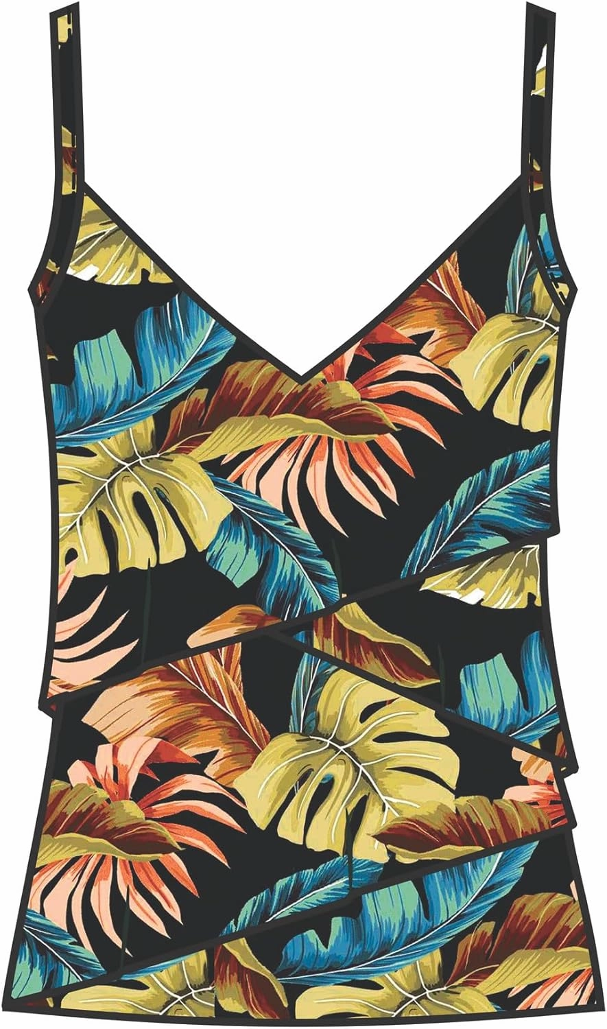 MagicSuit Women's Swimwear Slimming Chloe Tankini Top Soft Cup Bra Adjustable Strap Bathing Suit