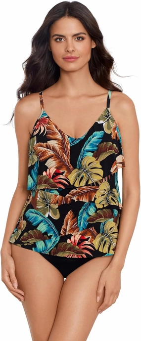 MagicSuit Women's Swimwear Slimming Chloe Tankini Top Soft Cup Bra Adjustable Strap Bathing Suit