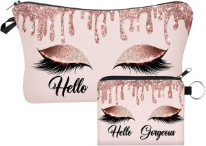 Makeup Bag for Purse Cosmetic Bags for Women Inspirational Gift for Womens Small Funny Cosmetics Pouch Bohu Travel Bag Cases for Toiletries Accessories Organizer (53911 22139)