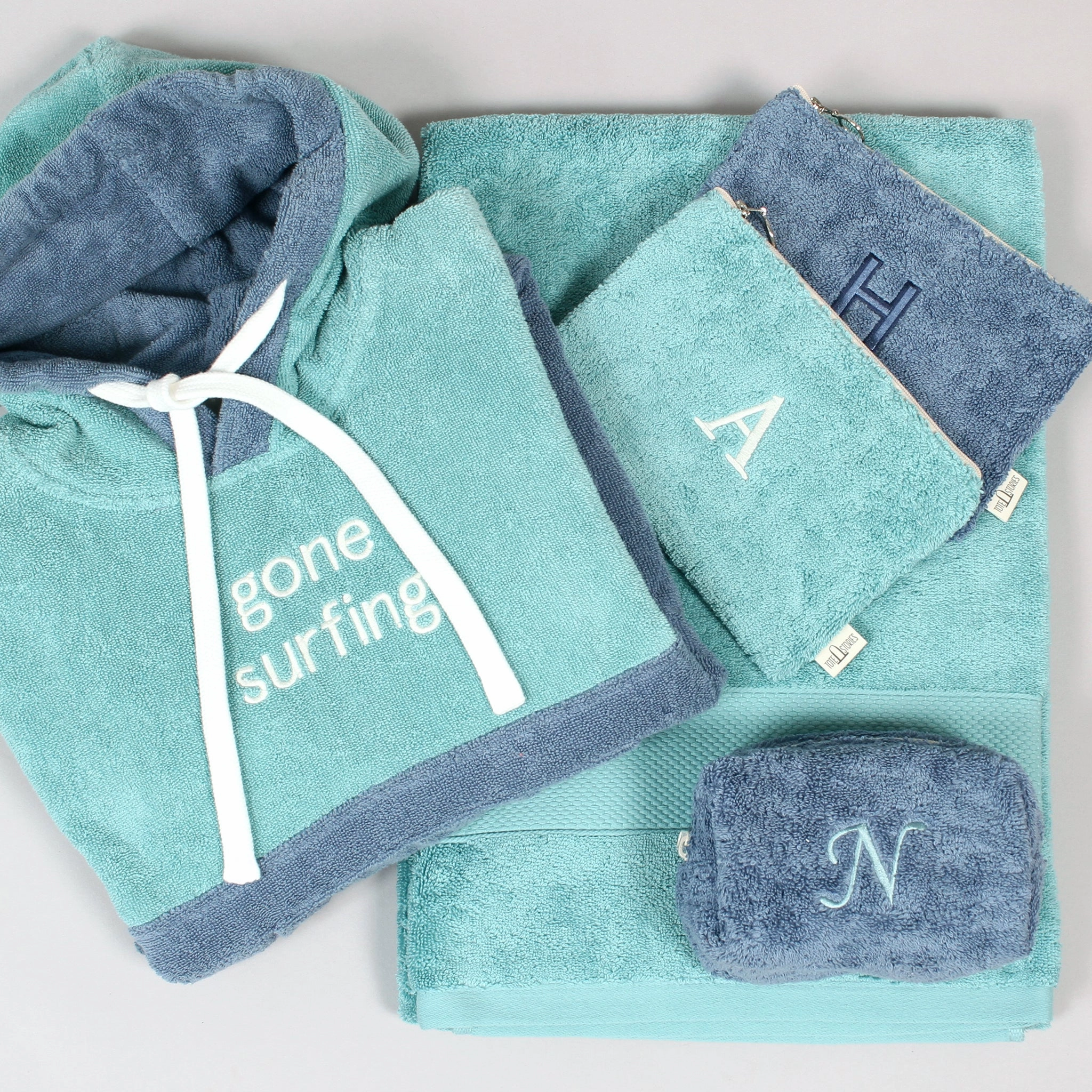 Makeup Bag - Bath Towel Andaman Aqua