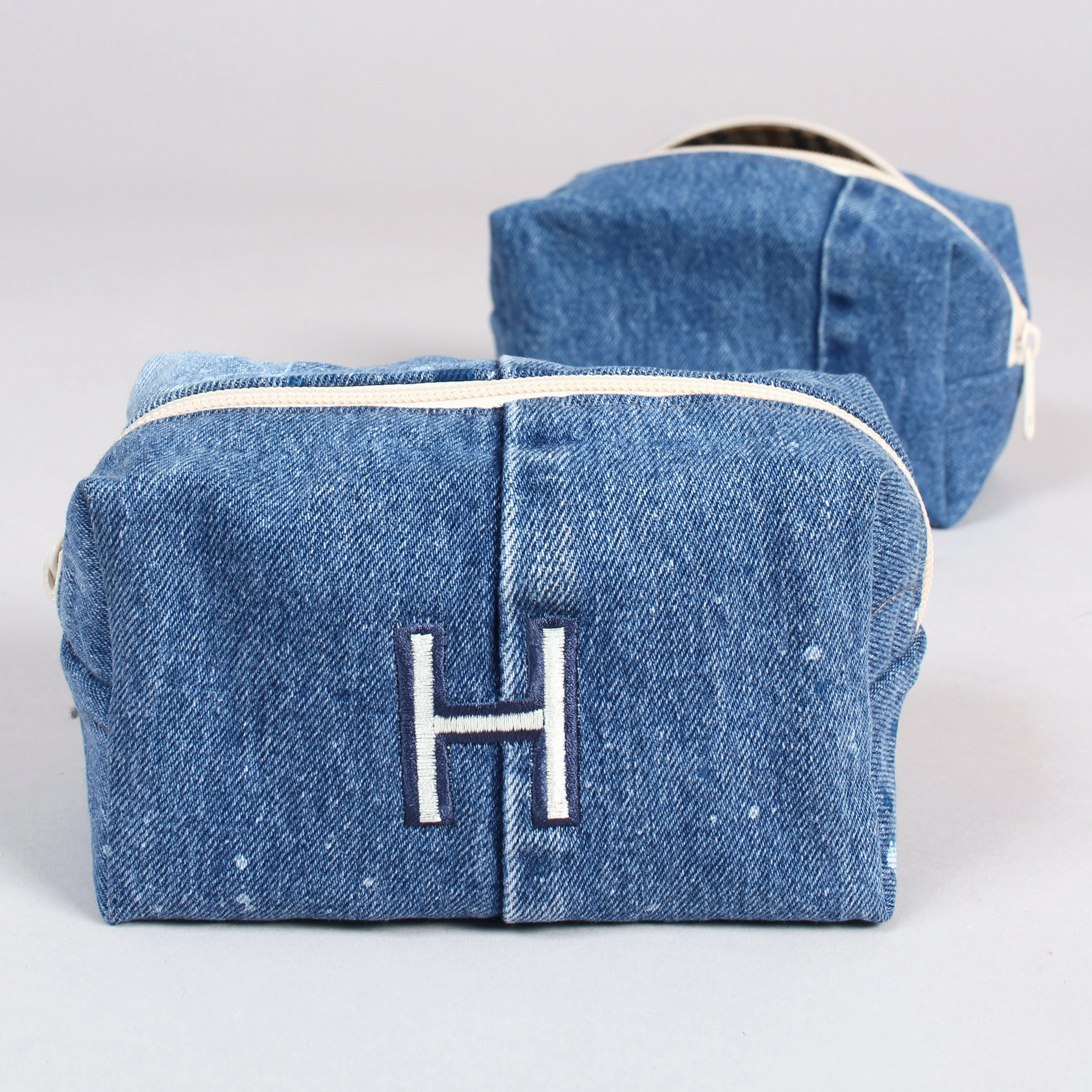 Makeup Bag - Denim Medium Indigo