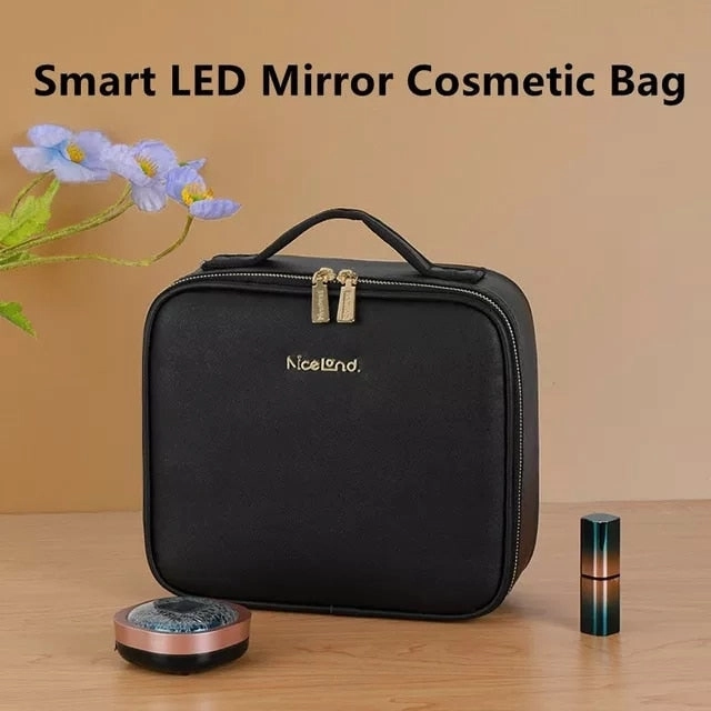 MakeUpBagâ„?| The makeup bag including LED mirror for every occasion!