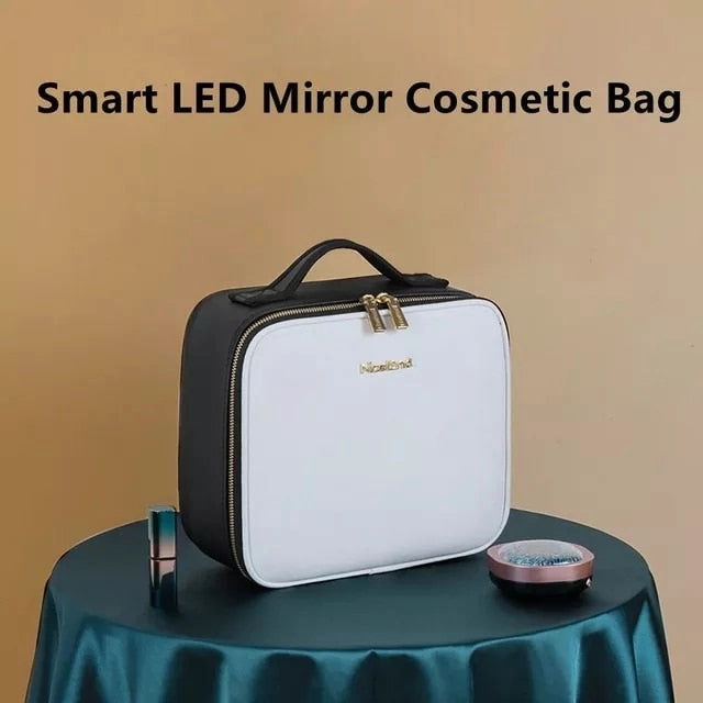 MakeUpBagâ„?| The makeup bag including LED mirror for every occasion!