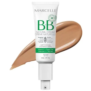 MARCELLE BB Natural Cream, Medium, 1.5 Ounces