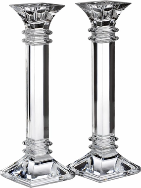 Marquis by Waterford Treviso Pair Candlestick, 10", Clear