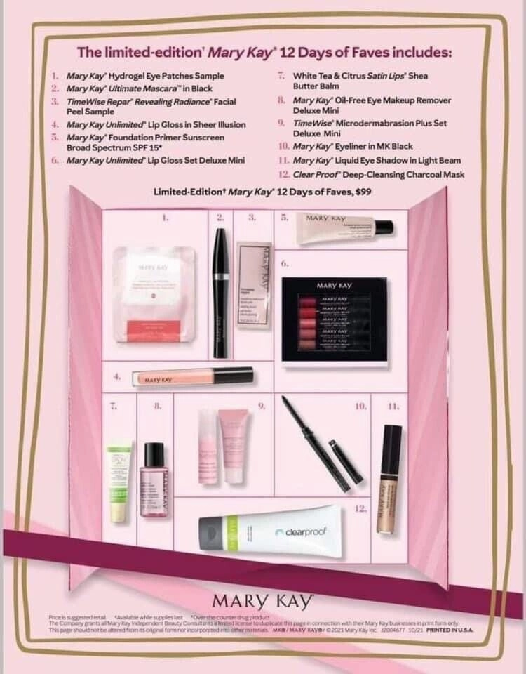 Mary Kay 12 Days of Faves