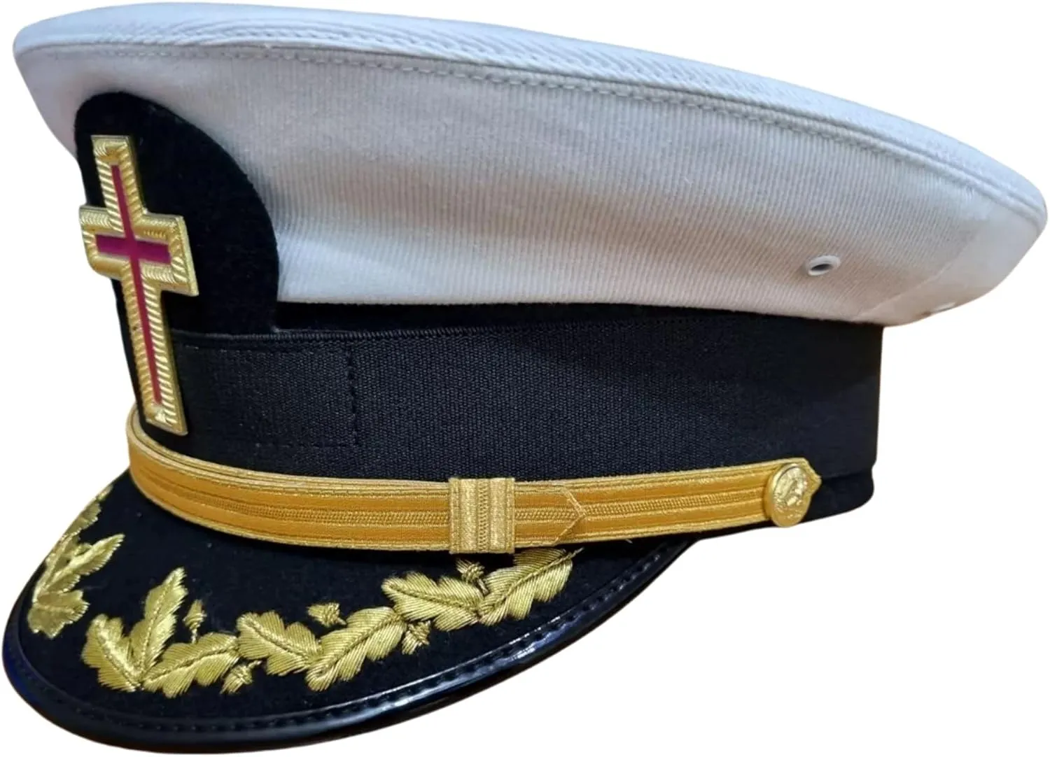 Masonic Regalia Knight Templar Black Captain Hat