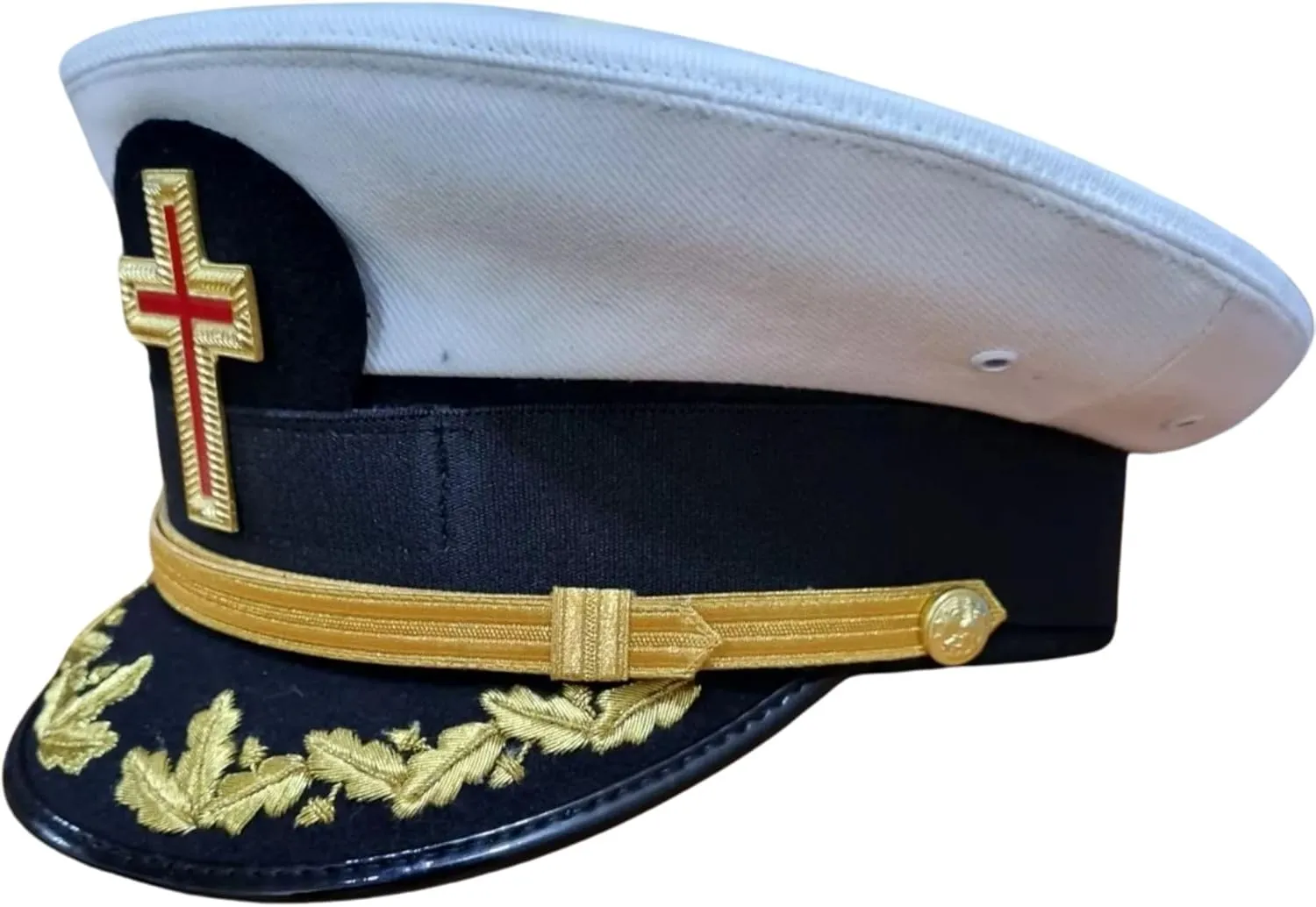 Masonic Regalia Knight Templar Black Captain Hat