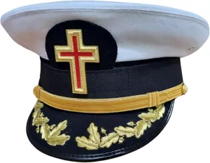 Masonic Regalia Knight Templar Black Captain Hat