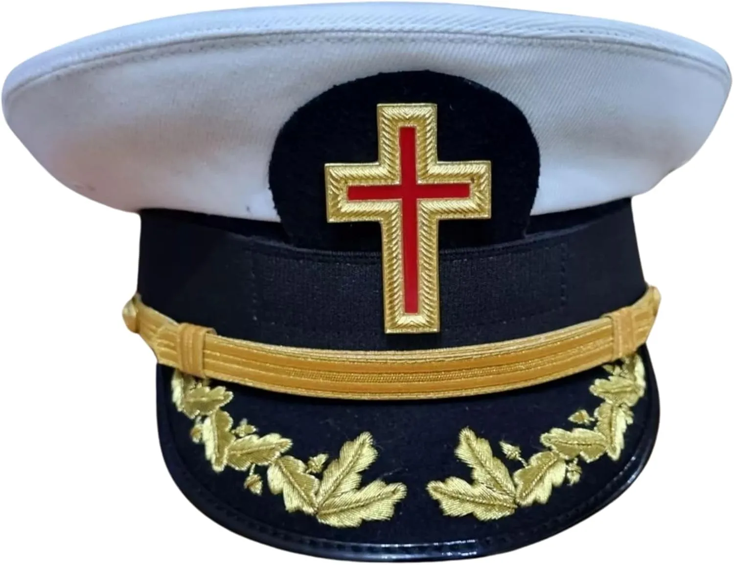 Masonic Regalia Knight Templar Black Captain Hat