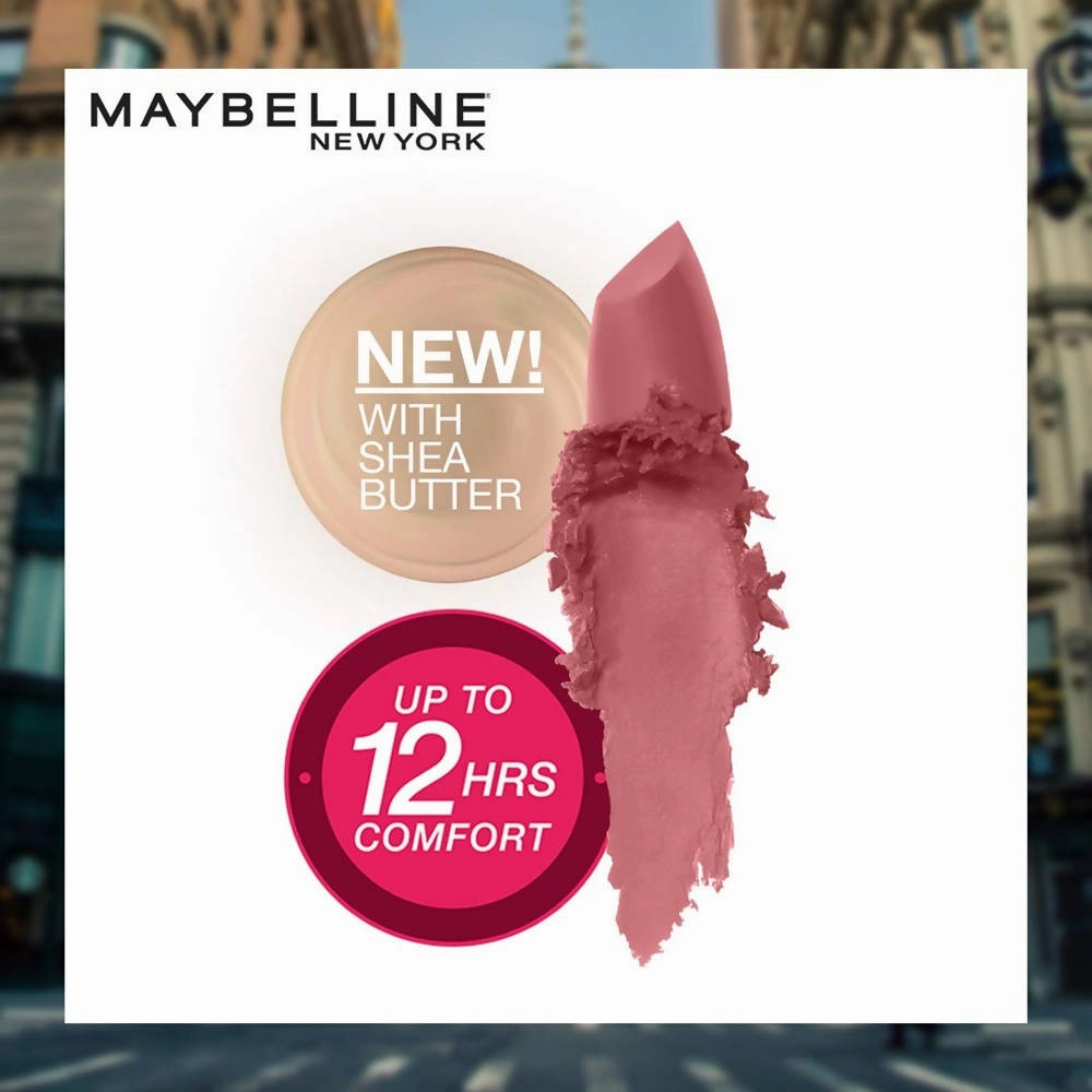 Maybelline New York Color Sensational Creamy Matte Lipstick / 507 Almond Pink