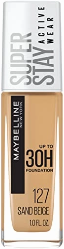Maybelline Super Stay Full Coverage Liquid Foundation Makeup, Sand Beige, 1 fl. oz. (Packaging May Vary)