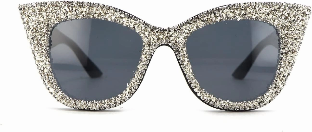 Melrose Fashion Polarized Reader Rhinestones Sunglasses Women Crystal Sunglasses Bling Diamond Eyeglasses Shades UV400
