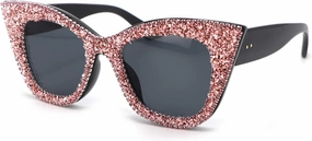 Melrose Fashion Polarized Reader Rhinestones Sunglasses Women Crystal Sunglasses Bling Diamond Eyeglasses Shades UV400