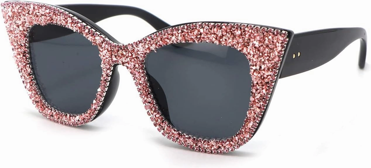 Melrose Fashion Polarized Reader Rhinestones Sunglasses Women Crystal Sunglasses Bling Diamond Eyeglasses Shades UV400