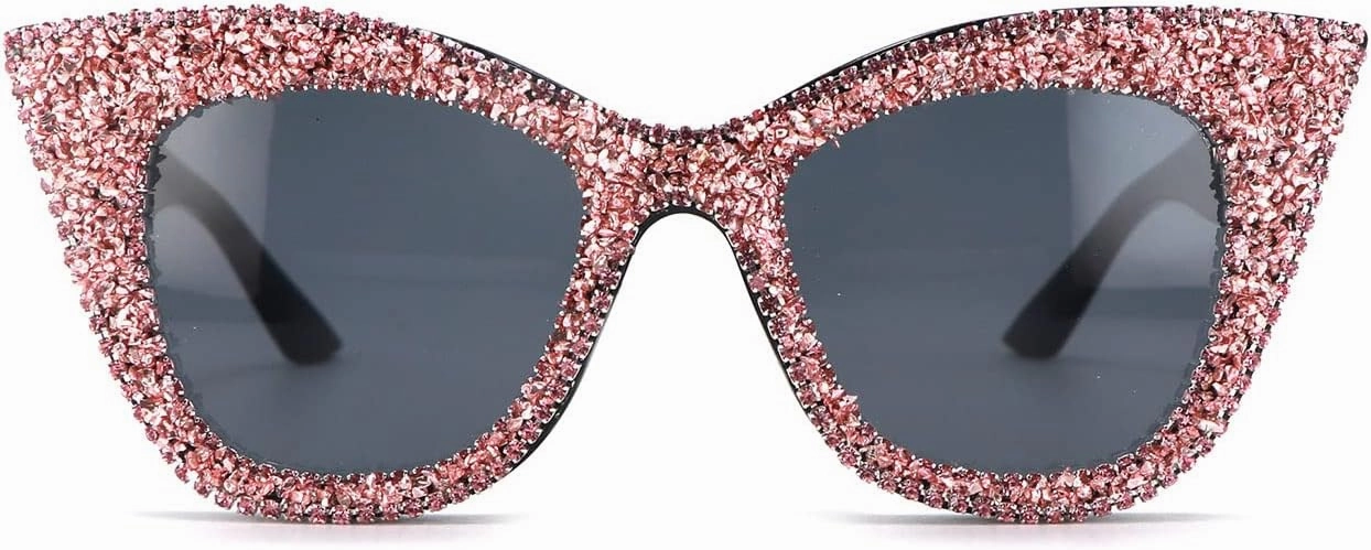 Melrose Fashion Polarized Reader Rhinestones Sunglasses Women Crystal Sunglasses Bling Diamond Eyeglasses Shades UV400