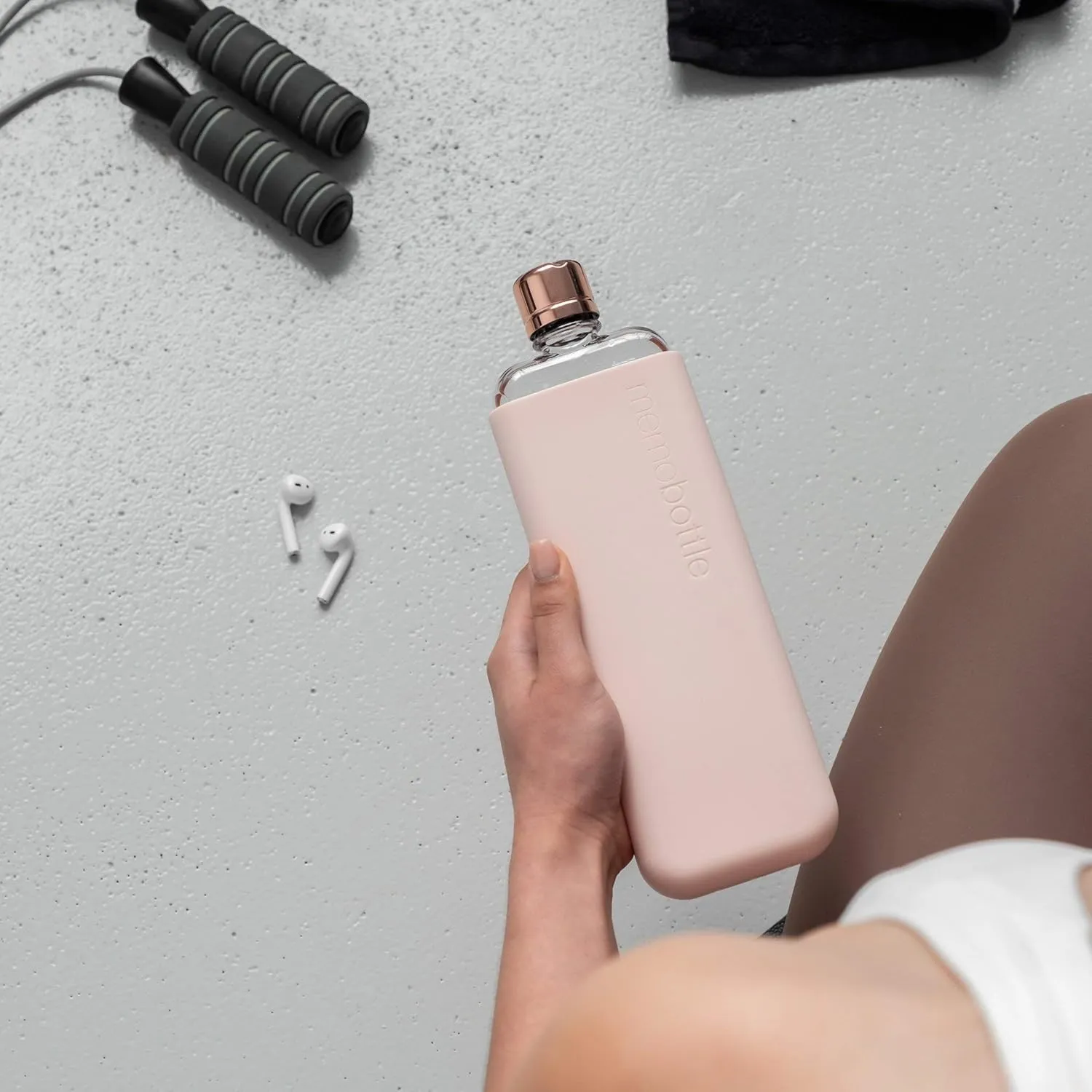 memobottle SLIM Silicone Sleeve - Pale Coral