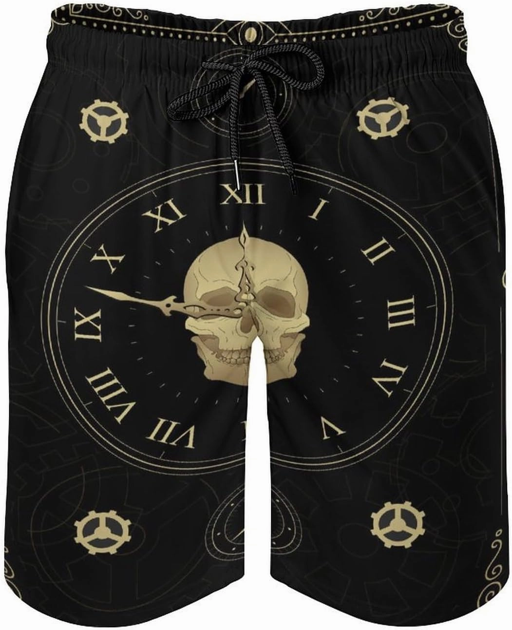 Men's Casual Summer Shorts Compass-Print,