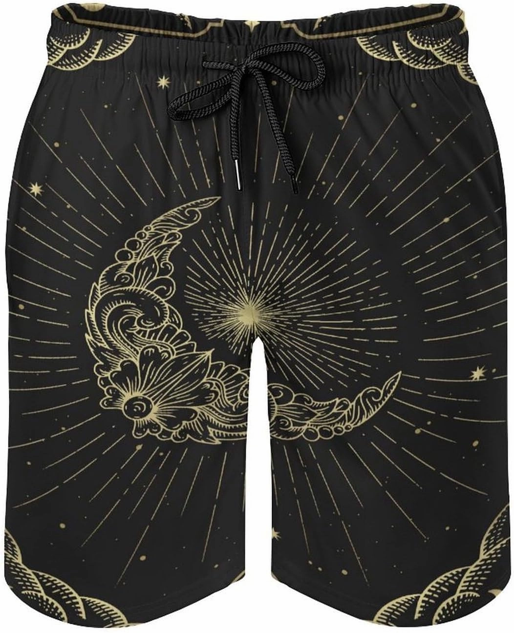 Men's Casual Summer Shorts Compass-Print,