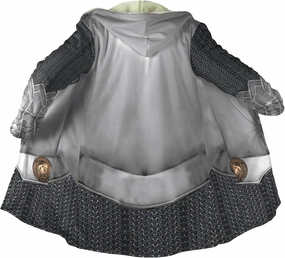 Men's Winter Warm Fleece Parka Jacket 3D Full Print Viking Medieval-Inspired Hooded Cloak Two Pocket Outdoor Couple Cape