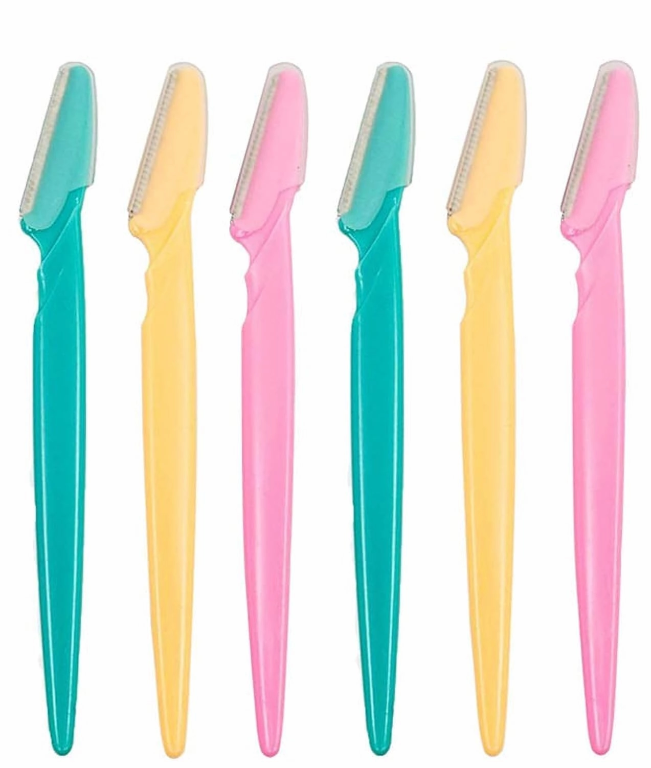 Metrey Women Reusable Face Razor | Eyebrow & Facial Hair Removal Razor Pack Of 6