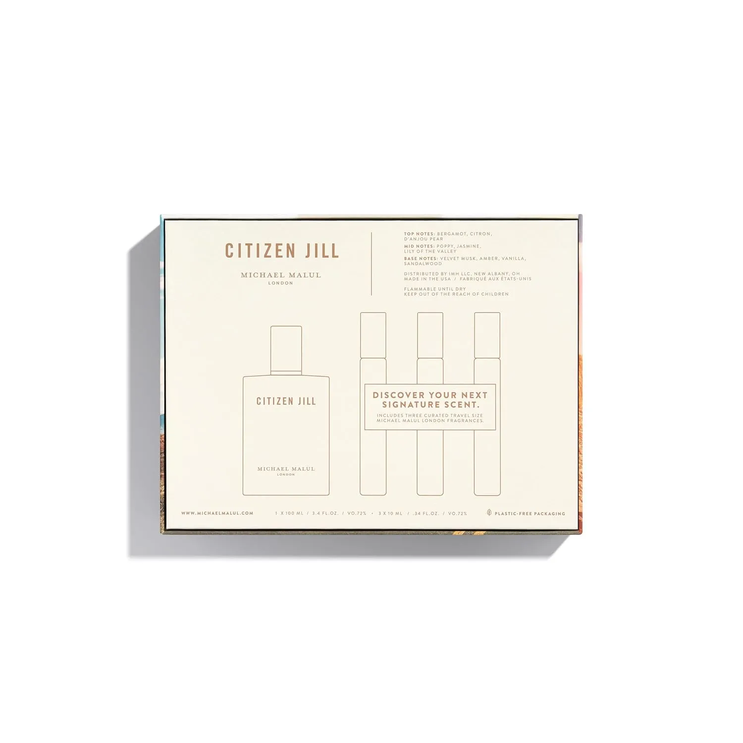 Michael Malul Citizen Jill Eau de Parfum Gift Set -100ml | 10ml
