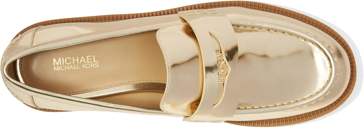 MICHAEL Michael Kors Eden Loafers for Women - Leather Upper - Synthetic Outsole - Synthetic Lining and Footbed