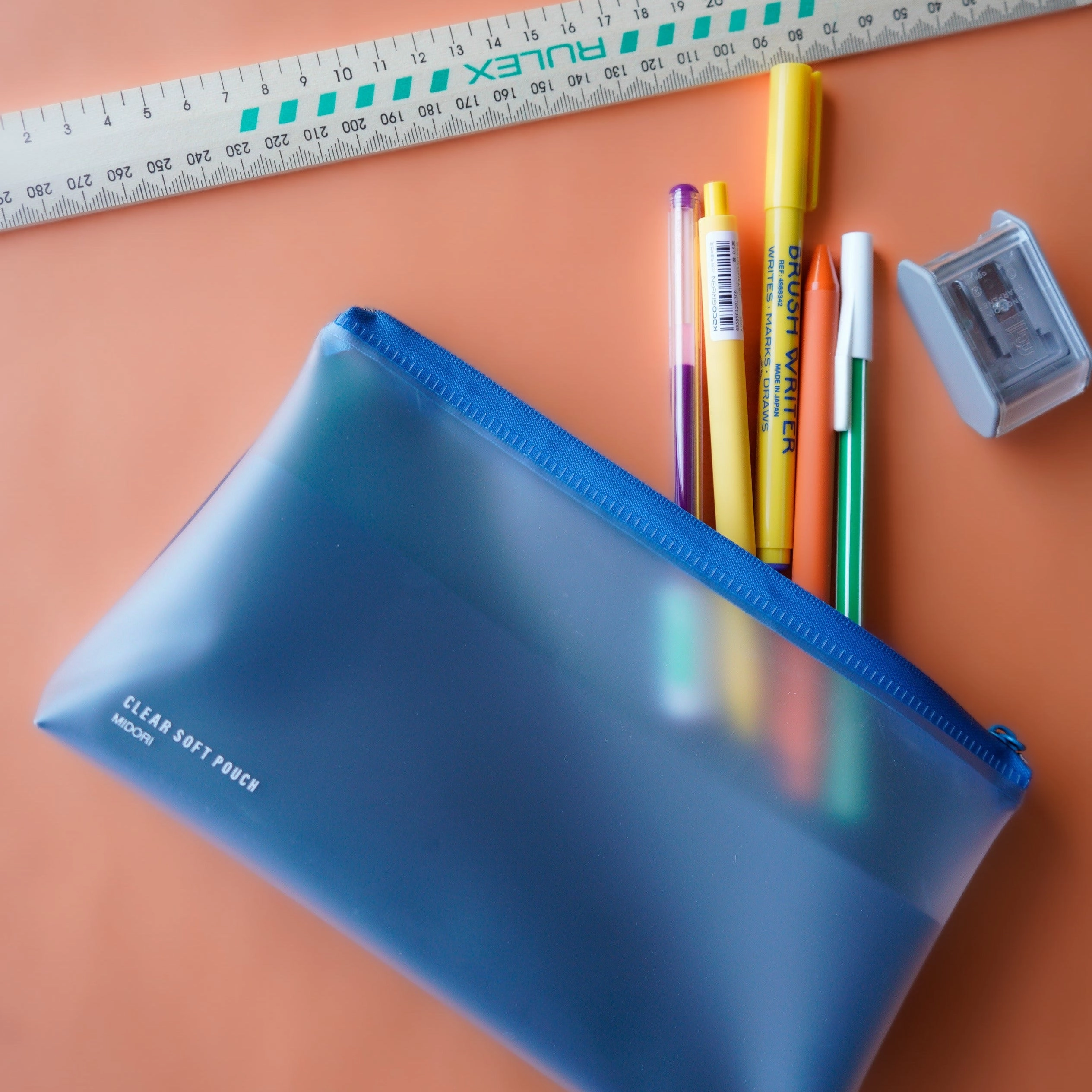Midori Clear Soft Pouch | A5