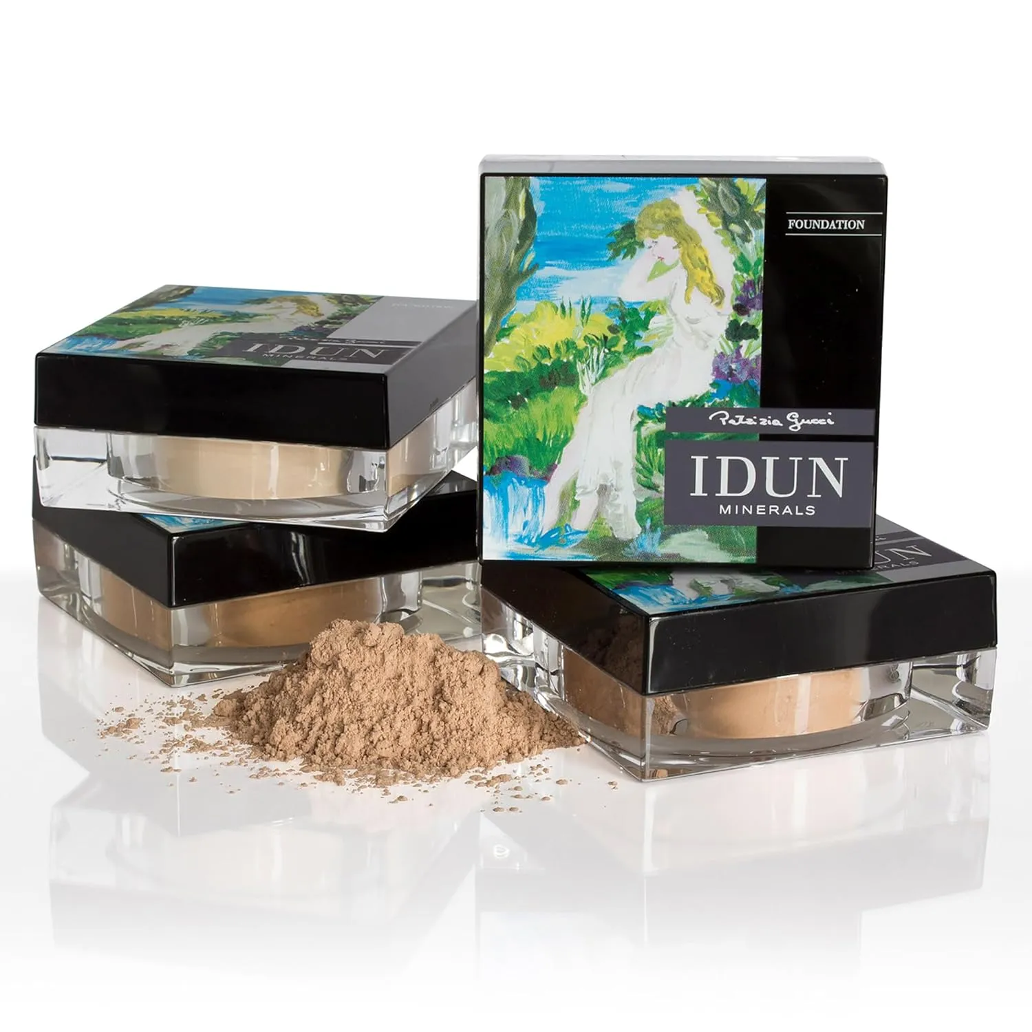 Mineral Powder Foundation - Longwear, Lightweight, Smooth Powder Formula - Blurring, Skin-Perfecting Finish - Vegan and Cruelty Free Formula - 010 Siri - 0.25 oz