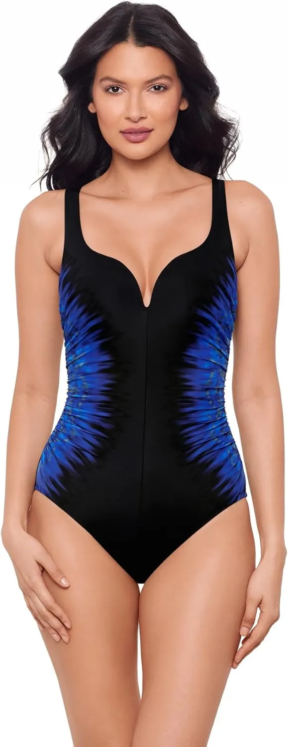 Miraclesuit Women's Slimming Swimwear Temptress Tummy Control Soft Cup One Piece Swimsuit
