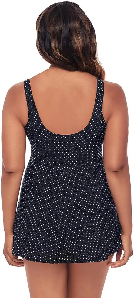 Miraclesuit Women's Swimwear Must Have Marais Tummy Control Soft Cup One Piece Swimdress